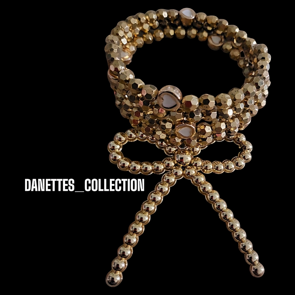 Gold Beaded Bracelet